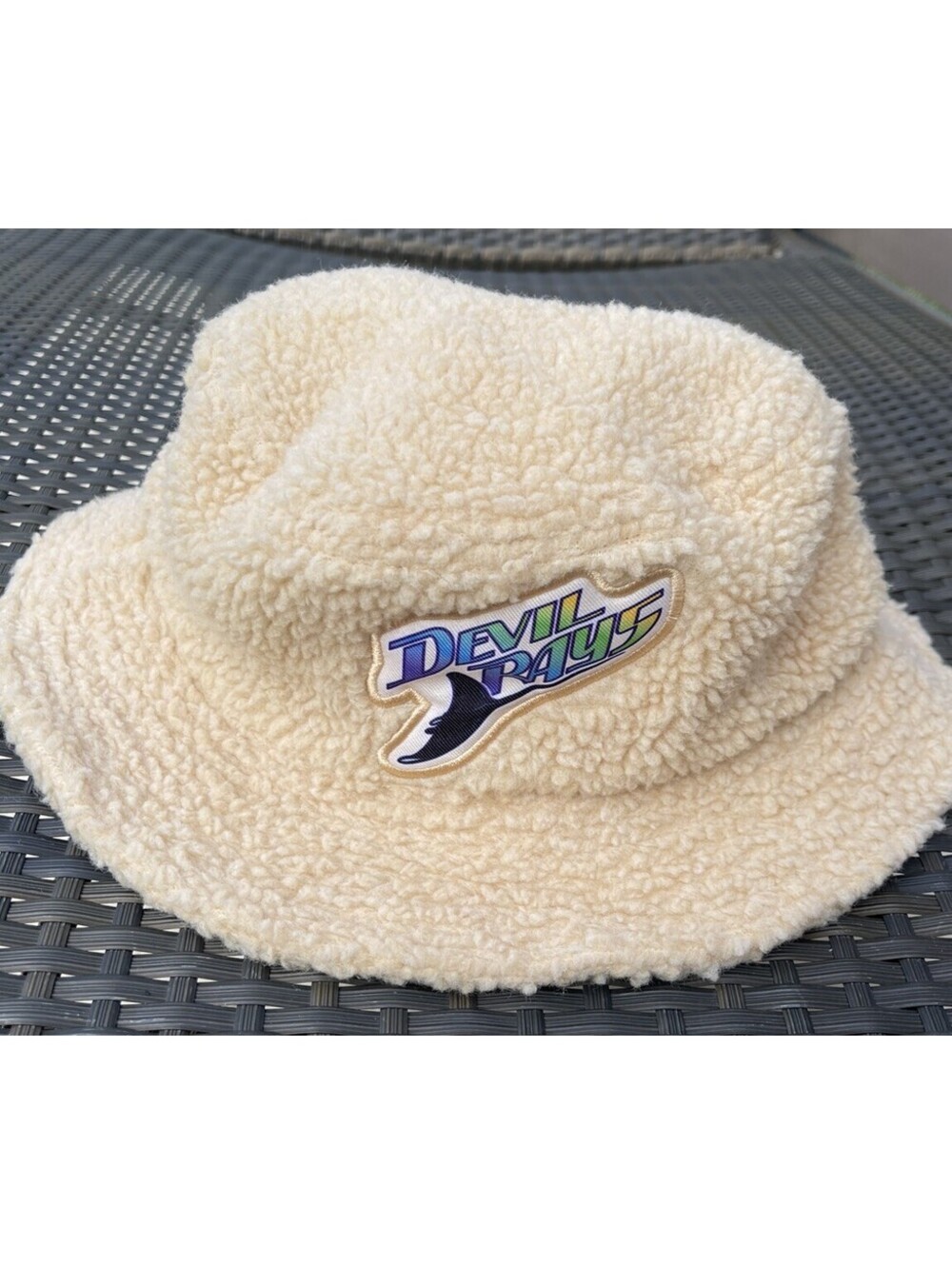 Tampa Bay Rays Devil Rays SGA Sherpa Bucket Hat 100% Cotton ⚾️.
